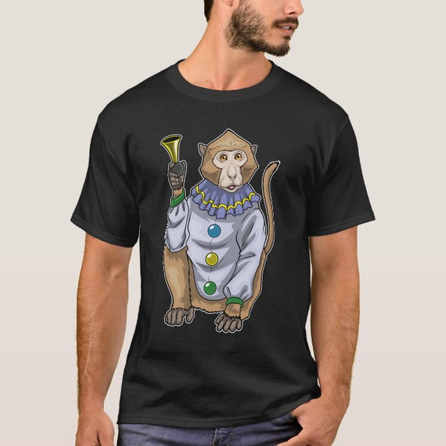 Monkey Clown Horn T-Shirt (Vorderseite)