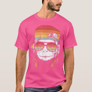 Monkey Cooler Monkey DJ Kopfhörer Geschenk Ideen P T-Shirt