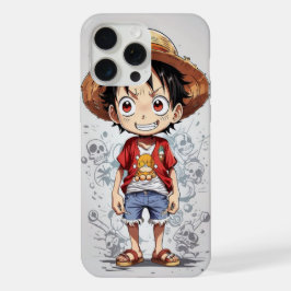 Monkey D. Luffy Chibi König iPhone 15 Pro Max Hülle