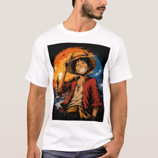 Monkey D. Luffy Inspiriertes Anime-T-Shirt – Fette T-Shirt