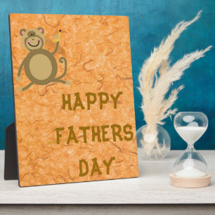 Monkey Dad Fotoplatte