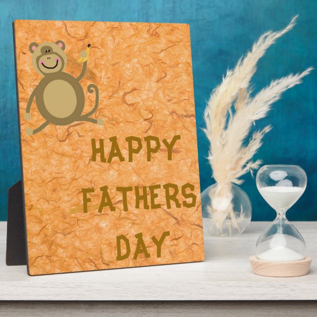 Monkey Dad Fotoplatte (Seite)