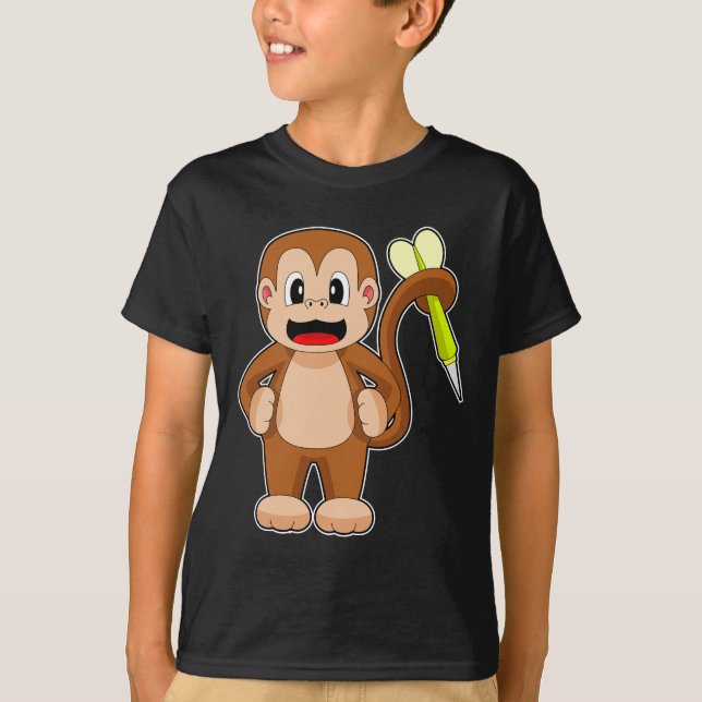 Monkey Darts Dart T-Shirt (Vorderseite)