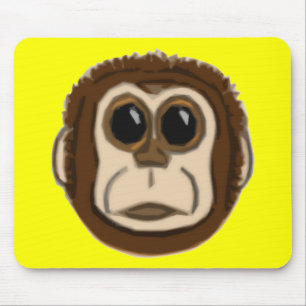 Monkey Face Mousepad