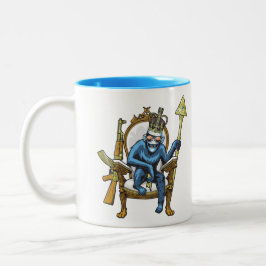Monkey Face Zweifarbige Tasse