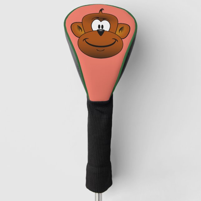 MONKEY FUNNY GOLF TREIBERDECKUNG HEADCOVER (Vorderseite)