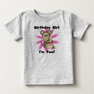 Monkey Girl 2e Anniversaire Tshirts et cadeaux