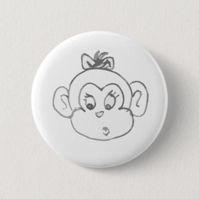 Monkey Girl Button (Vorderseite)