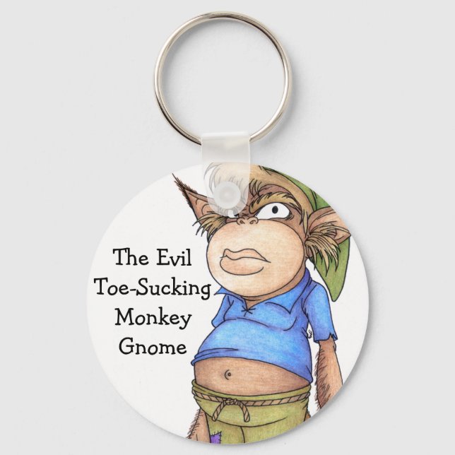 Monkey Gnome Schlüsselanhänger (Vorderseite)