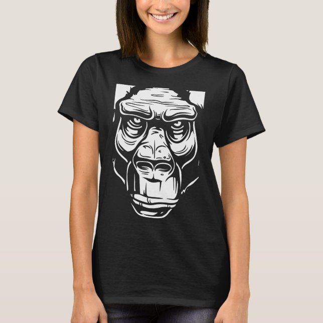 Monkey Gorilla T-Shirt (Vorderseite)