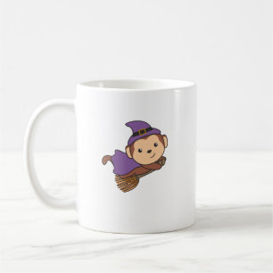 Monkey Halloween Hexenkids Hexenkostüm Kaffeetasse