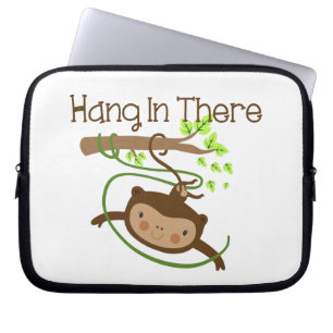 Monkey Hang in There Laptopschutzhülle
