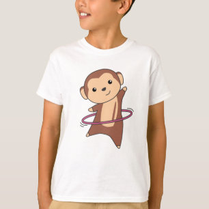 Monkey Hullern Funny Dancing Sport Huller Reifen T-Shirt