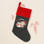Monkey I Love You Snow Much Snowman Pun Weihnachtsstrumpf<br><div class="desc">Cute monkey with snowman. I love you snow much - a snow pun for winter and Christmas. Warm greeting in the cold season for the holidays. Christmas Monkey with Snowman.</div>