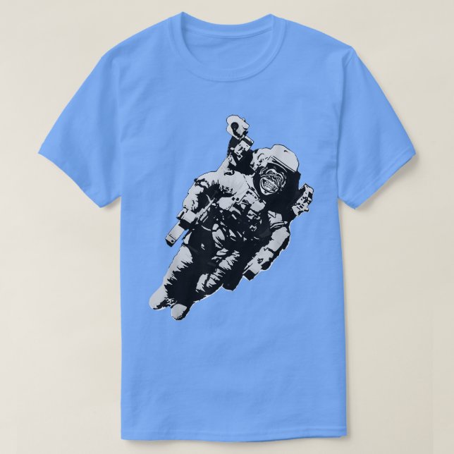 Monkey In An Astronaut Space Monkey Astrology  T-Shirt (Design vorne)
