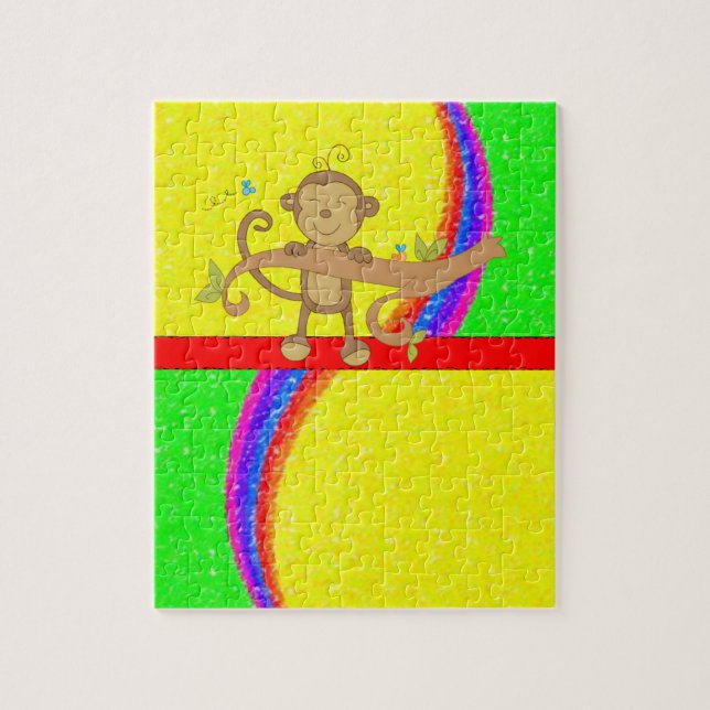 Monkey Jigsaw Puzzle (Vertical)