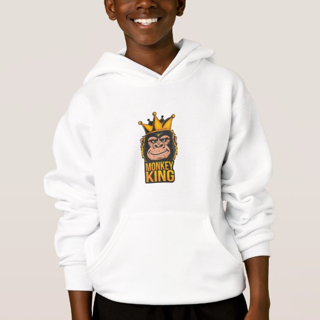 Monkey King Kid's Hoodie (Vorderseite)