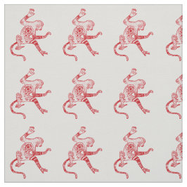 Monkey Mandala Fabric Stoff