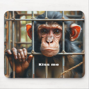 Monkey-Maus Mousepad