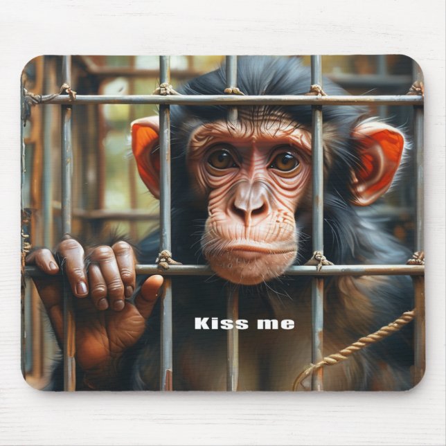 Monkey-Maus Mousepad (Vorne)