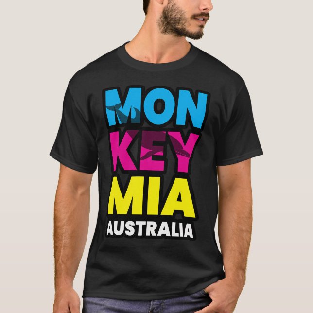 Monkey Mia Australia West Australian Dolphin Beach T-Shirt (Vorderseite)