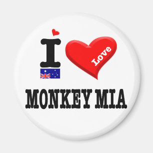 MONKEY MIA - I-Liebe Magnet