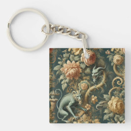 Monkey Minion Mischief - Gotisches Barock Schlüsselanhänger