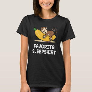Monkey Monkeys Nap Sleeping Sleep Pajama Pajamas N T-Shirt