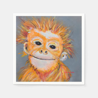 Monkey Napkins Serviette
