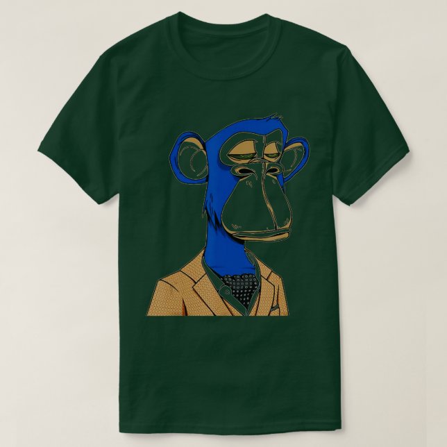 Monkey NFTs Novelty Sarcastic Funny T-Shirt (Design vorne)