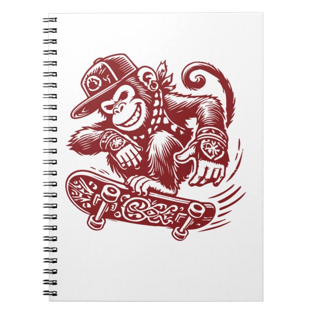 Monkey-Notebooks Notizblock (Vorderseite)