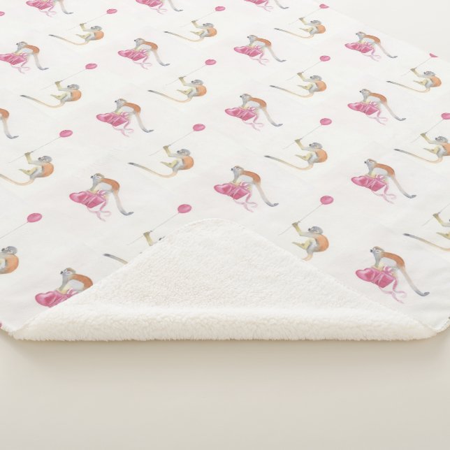 Monkey Party Birthday Cadeaupapier II Sherpadecke (3/4)