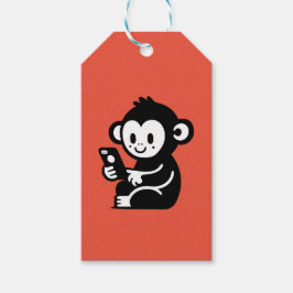 Monkey Phone Geschenkanhänger