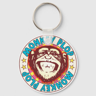 Monkey Plop Schlüsselanhänger