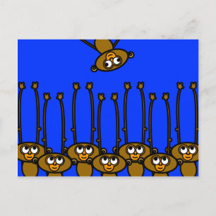 MONKEY Postcard Postkarte