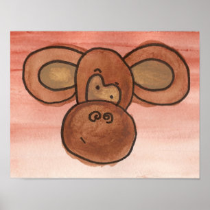 Monkey-Poster Poster