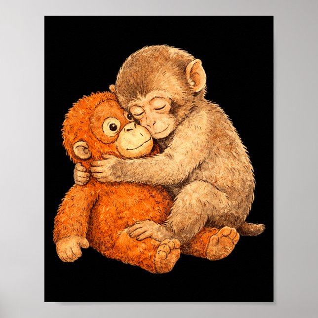 Monkey punch graphic tee  poster (Vorne)