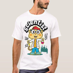 Monkey-Scientist-Cute T-Shirt