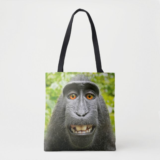 Monkey Selfie Tasche (Vorderseite)