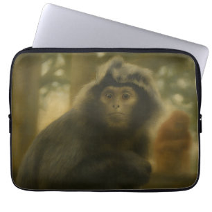Monkey - Serene Wildlife Art Laptopschutzhülle