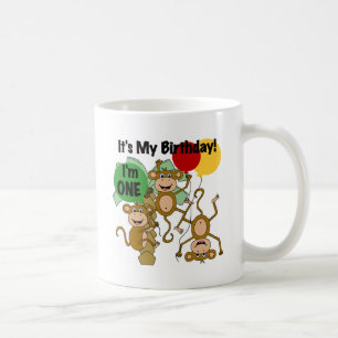 Monkey Shine 1. Geburtstagsgeschenke Kaffeetasse