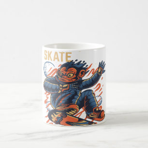 MONKEY SKATE KAFFEETASSE