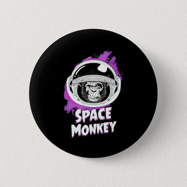 Monkey Space Monkey Button (Vorderseite)