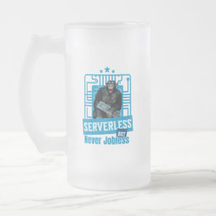 Monkey-Spaß für Entwickler Mattglas Bierglas