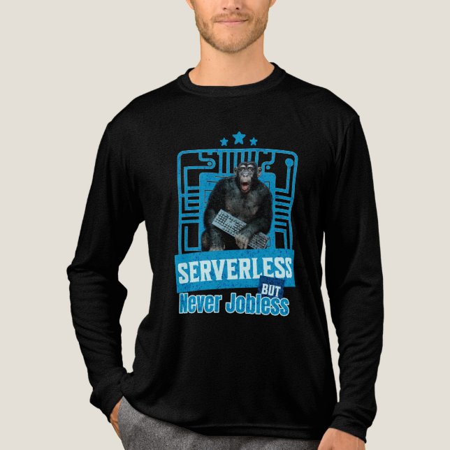 Monkey-Spaß für Entwickler Tri-Blend Shirt (Vorderseite)