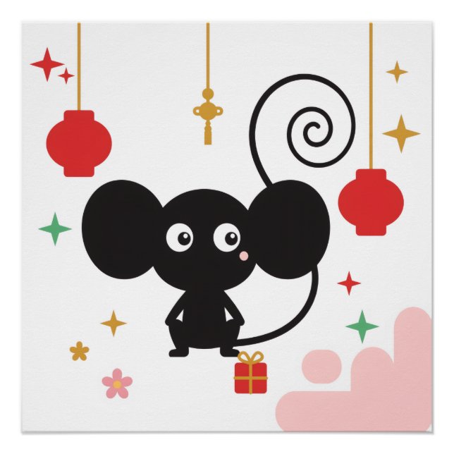 Monkey Spring Festival Poster (Vorderseite)