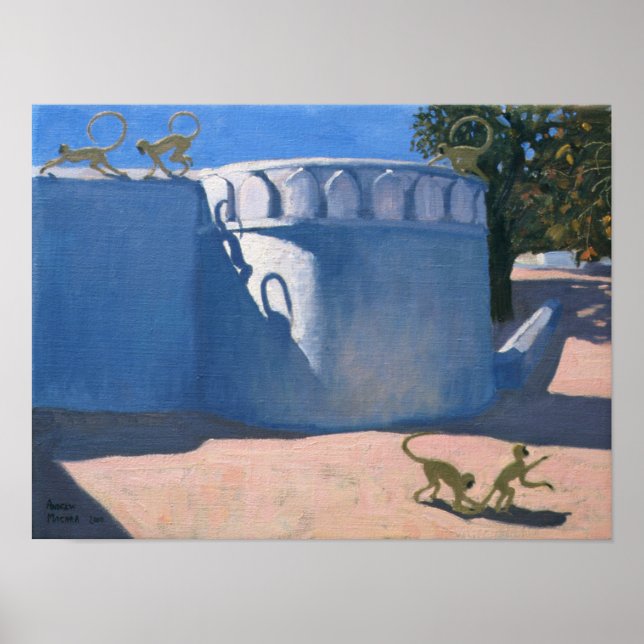 Monkey Temple India 2000 Poster (Vorne)