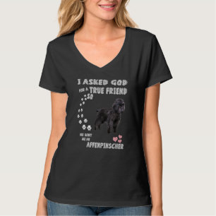 Monkey Terrier Dog Zitat Mama Vater Kostüme Niedli T-Shirt