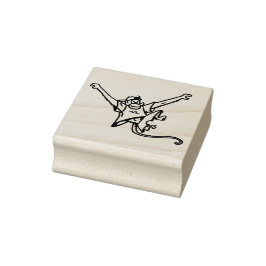 Monkey Time Monkeyboy Swinging Gummistempel
