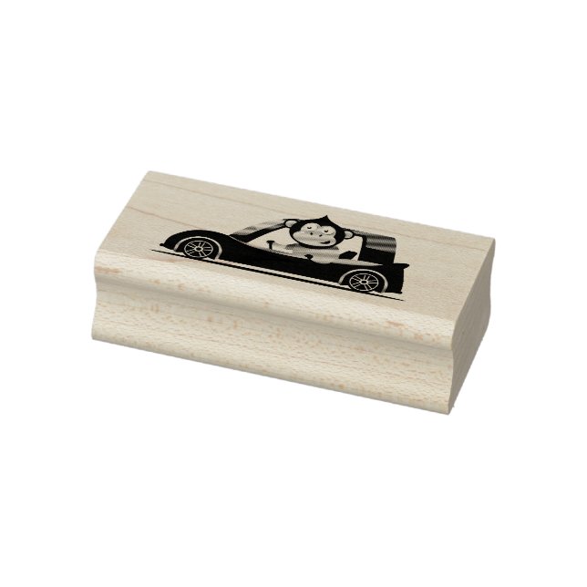 Monkey-Treiber Gummistempel (Stempel)